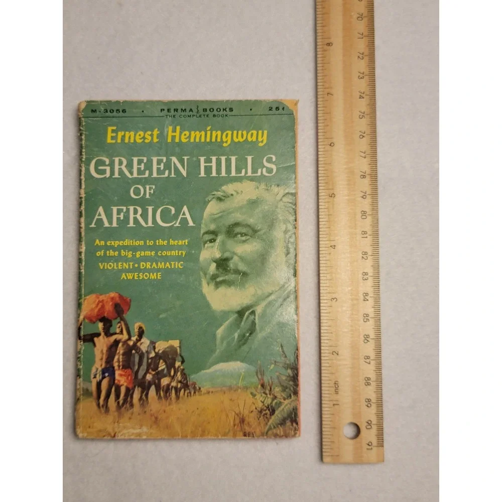 Ernest Hemingway‎ Green Hills of Africa 1956 Perma Books Vtg PB